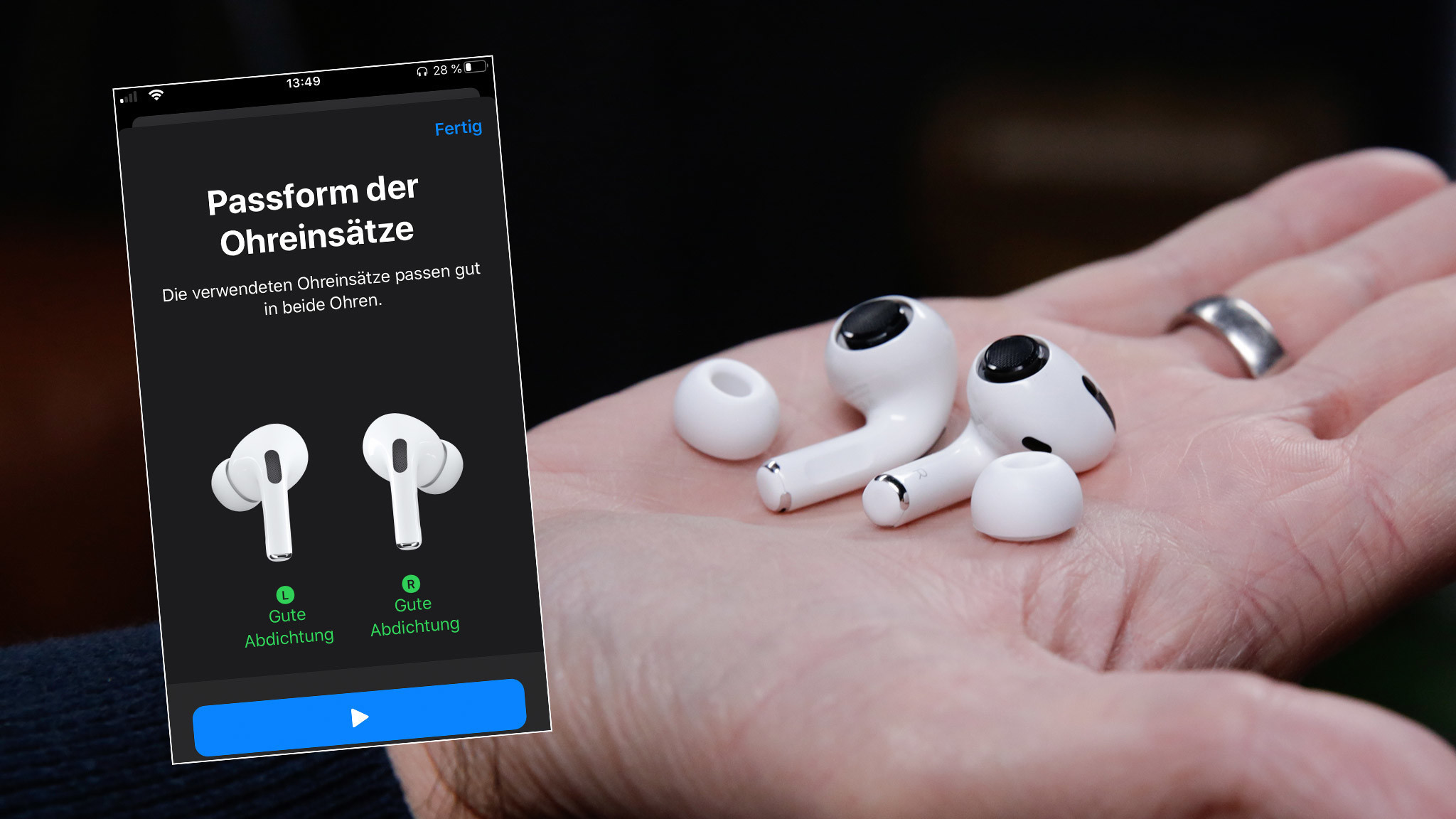 Automatisieren Sie Ihr Hörerlebnis mit den AirPods Pro
Holen Sie sich einen ununterbrochenen Klanggenuss