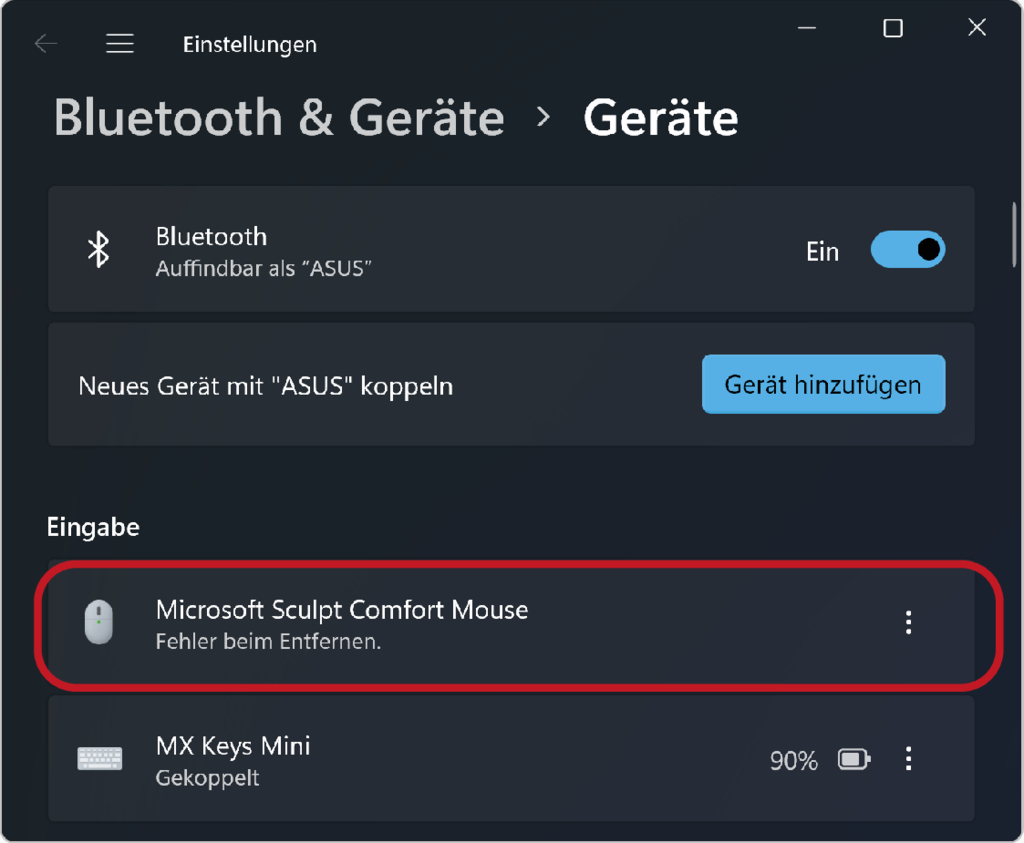 Bluetooth-Gerät entfernen und erneut koppeln: Entfernen Sie das Bluetooth-Gerät aus der Liste der gekoppelten Geräte und koppeln Sie es erneut.
Windows-Update durchführen: Stellen Sie sicher, dass Ihr Windows-Betriebssystem auf dem neuesten Stand ist, indem Sie die neuesten Updates installieren.