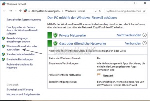 Browsererweiterungen deaktivieren
Firewall-Einstellungen überprüfen