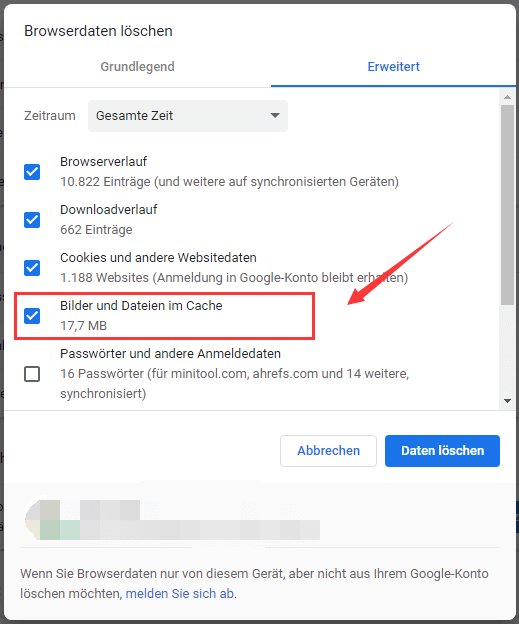 Cache-Dateien löschen, um Speicherplatz freizugeben und die Systemleistung zu verbessern
Möglicherweise fehlerhafte Hardware identifizieren und reparieren lassen