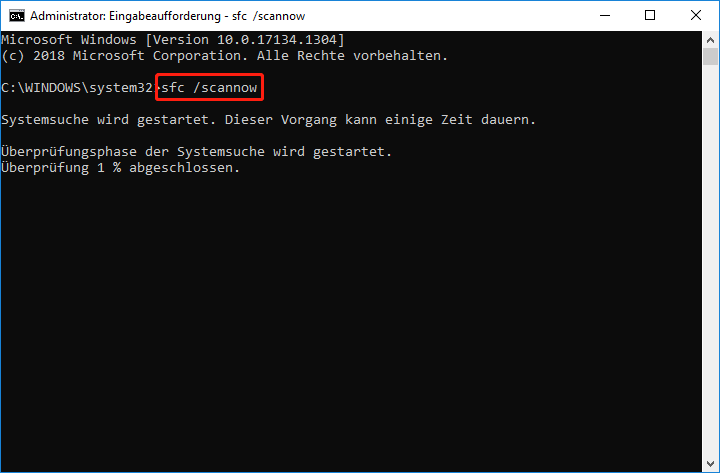 Der Laptop wird neu gestartet und die Zurücksetzung beginnt
Es kann einige Zeit dauern, bis der Vorgang abgeschlossen ist