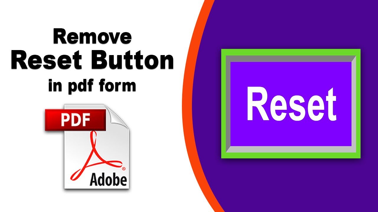 Einfache Methode: Eine einfache Methode, um einen Zurücksetzen-Button zu einem PDF-Formular hinzuzufügen.
Zurücksetzen-Button: Die Funktion des Buttons ist es, alle Eingaben in einem PDF-Formular zu löschen und das Formular auf den ursprünglichen Zustand zurückzusetzen.