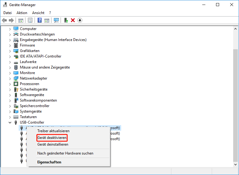 Entfernen Sie alle anderen USB-Geräte vom Computer und schließen Sie das betroffene Gerät an einen anderen USB-Anschluss an.
Überprüfen Sie, ob das USB-Gerät auf einem anderen Computer erkannt wird.