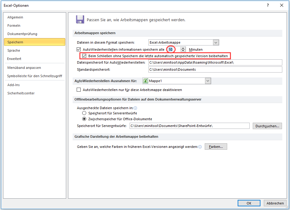 Excel schließen und neu starten.
Datei wiederherstellen: Wenn Excel abstürzt, wird normalerweise eine Wiederherstellungsoption angezeigt, wenn Sie das Programm erneut öffnen. Wählen Sie diese Option aus und lassen Sie Excel die Datei automatisch wiederherstellen.