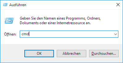 Festplattenfehler überprüfen und reparieren
Öffnen Sie die Eingabeaufforderung, indem Sie Windows-Taste + R drücken und "cmd" eingeben