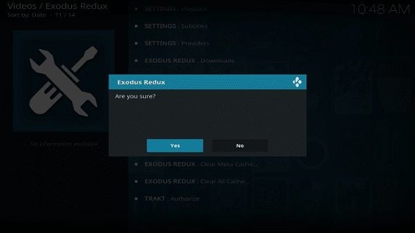 Firewall oder Antivirenprogramm: Eine aggressive Firewall oder ein Antivirenprogramm kann den Datenverkehr von Exodus Redux blockieren und somit keine Streams zulassen.
Cache- und Anbieterprobleme: Der Cache von Kodi oder die Stream-Anbieter können fehlerhaft sein und dadurch keine Streams bereitstellen.