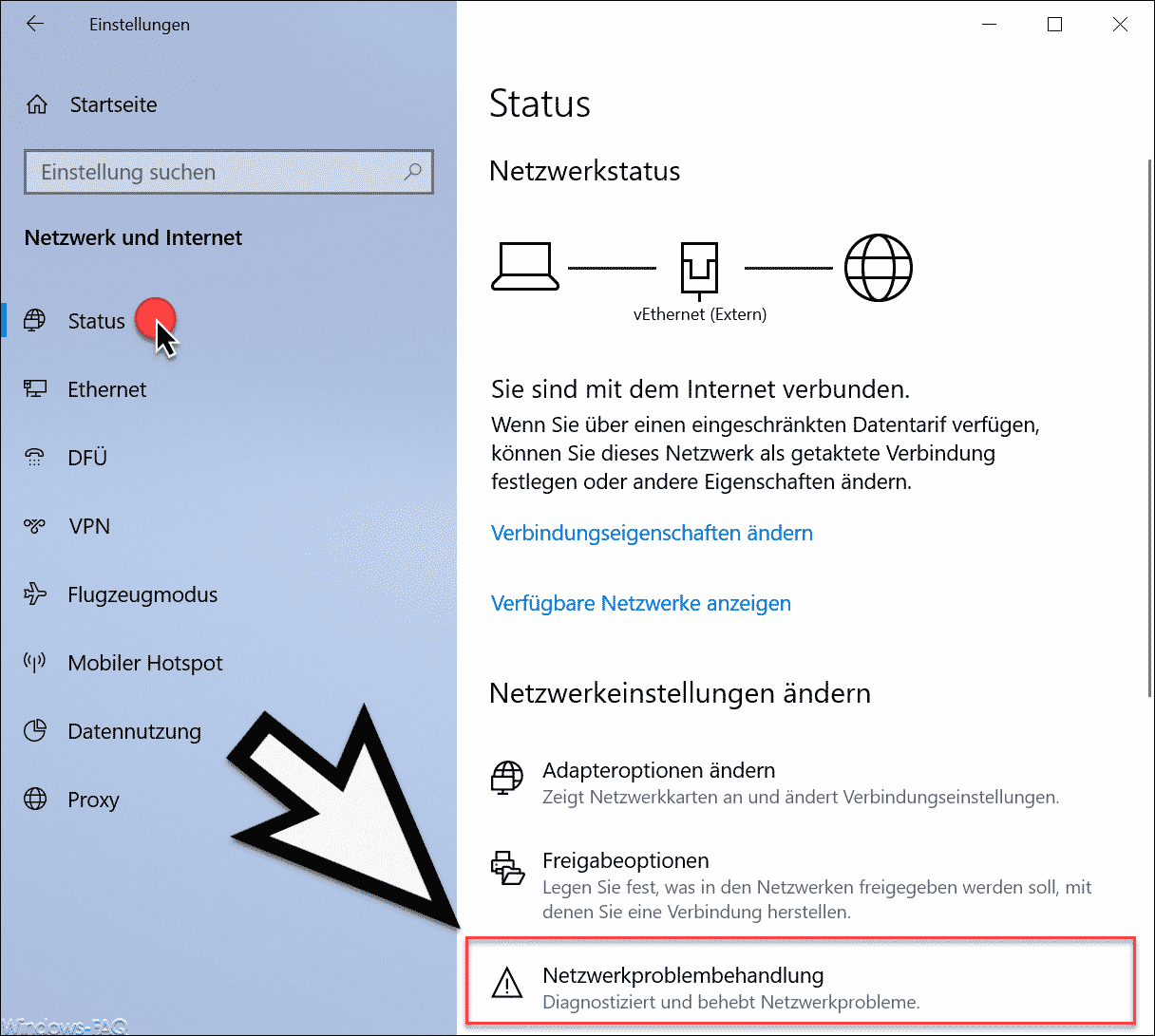 Führen Sie den Netzwerkdiagnose-Tool aus: Verwenden Sie das integrierte Netzwerkdiagnose-Tool, um mögliche Probleme zu identifizieren und zu beheben.
Setzen Sie Ihre TCP/IP-Einstellungen zurück: