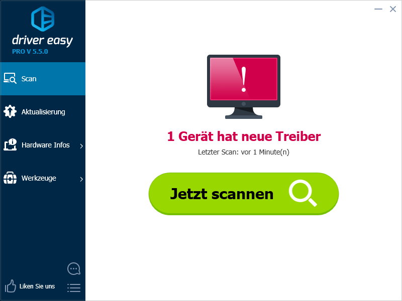 Führen Sie die heruntergeladene Datei aus und folgen Sie den Anweisungen des Installationsassistenten, um den Treiber zu aktualisieren.
Starten Sie Ihren Computer neu, um die Änderungen zu übernehmen.