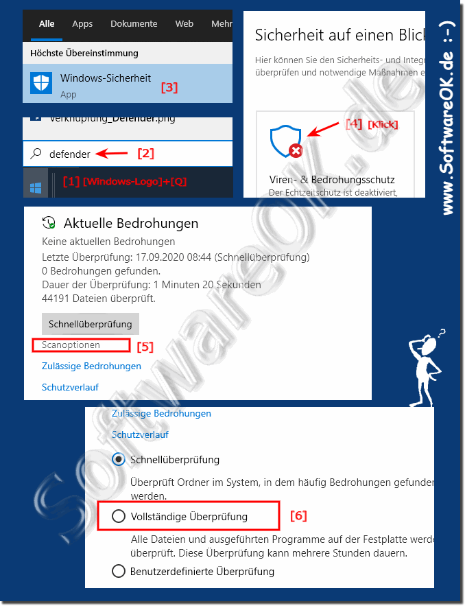 Führen Sie einen vollständigen Systemscan mit dem Antivirenprogramm durch.
Öffnen Sie das Antivirenprogramm.