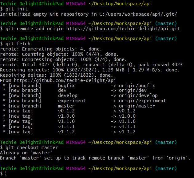 git init: Initialisiert ein neues Git-Repository.
git clone: Klonen Sie ein vorhandenes Repository in ein neues Verzeichnis.