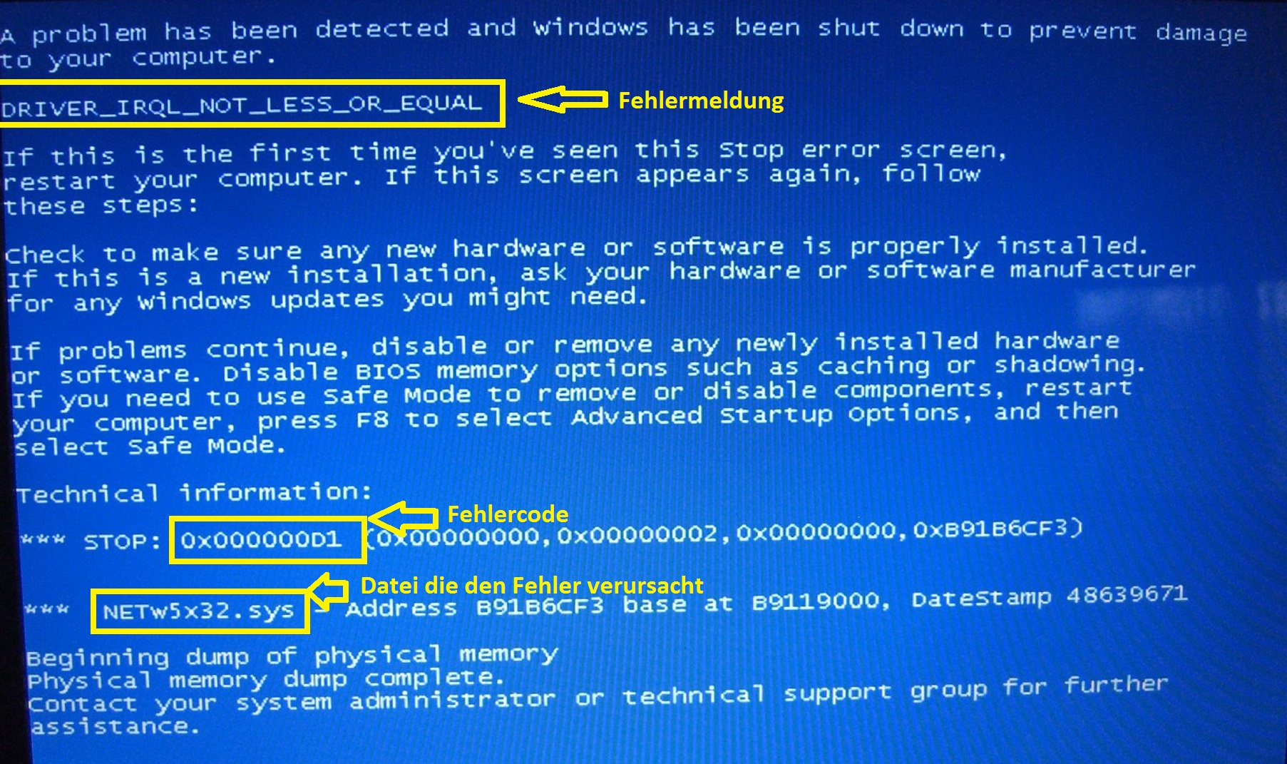 Gründliche Fehleranalyse: Bevor Sie mit einer DIY-PC-Reparatur beginnen, ist es wichtig, eine gründliche Fehleranalyse durchzuführen. Überprüfen Sie den Blue Screen of Death, um herauszufinden, welcher Fehlercode angezeigt wird.
Sicherheitsmaßnahmen beachten: Achten Sie darauf, dass Sie die erforderlichen Sicherheitsmaßnahmen einhalten, während Sie an Ihrem Computer arbeiten. Schalten Sie den Computer aus, trennen Sie ihn vom Stromnetz und tragen Sie gegebenenfalls eine antistatische Armband, um