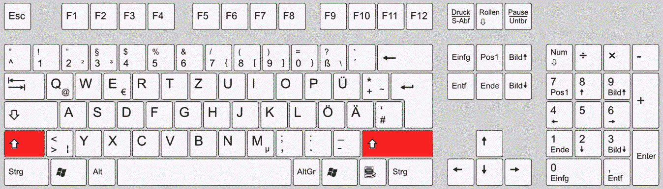 Halten Sie beim Starten des Computers die Shift-Taste gedrückt, um das Startmenü anzuzeigen.
Klicken Sie auf das Power-Symbol und halten Sie die Shift-Taste weiterhin gedrückt.