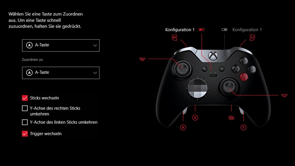 Halten Sie die Xbox-Taste am Controller gedrückt, um die Xbox auszuschalten.
Trennen Sie das Netzkabel von der Xbox One.