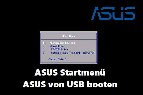 Im Boot-Menü das entsprechende Laufwerk auswählen, auf dem das MiniTool Bootable Media gespeichert ist.
Die Enter-Taste drücken, um den Computer von MiniTool Bootable Media zu booten.