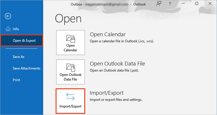 Klicken Sie auf "Datei" in Outlook.
Wählen Sie "Info" aus dem Menü.