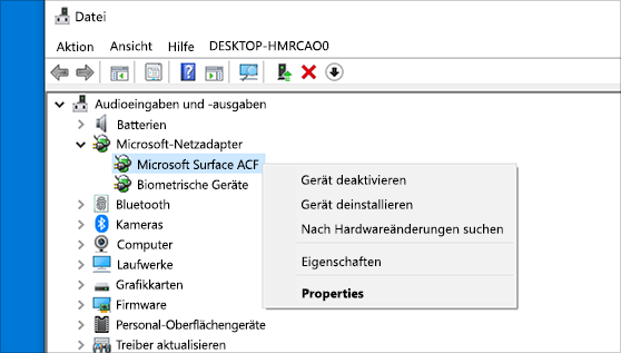 Klicken Sie mit der rechten Maustaste auf das WLAN-Gerät und wählen Sie "Treiber aktualisieren".
Folgen Sie den Anweisungen, um die Treiberaktualisierung abzuschließen.