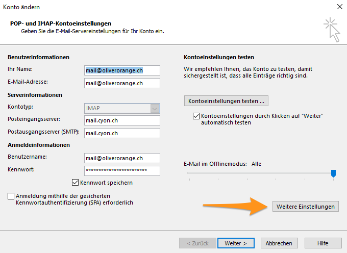 Kontoeinstellungen überprüfen: Stellen Sie sicher, dass Ihre Kontoeinstellungen korrekt konfiguriert sind.
E-Mail-Serverstatus überprüfen: Überprüfen Sie, ob der E-Mail-Server normal funktioniert und keine Ausfälle oder Wartungsarbeiten vorliegen.