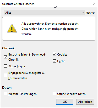 Markieren Sie diese Dateien und drücken Sie die Tastenkombination "Shift" + "Entf", um sie endgültig zu löschen.
Bestätigen Sie die Löschung, wenn Sie dazu aufgefordert werden.