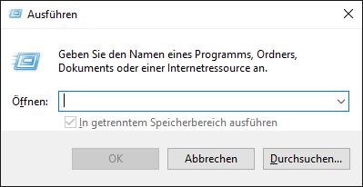 Öffnen Sie den Ausführen-Dialog, indem Sie gleichzeitig die Tasten Windows + R drücken.
Geben Sie msconfig in das Textfeld ein und drücken Sie Enter.