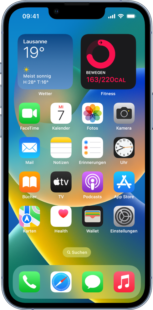 Öffnen Sie die Einstellungen-App auf Ihrem iPhone.
Gehen Sie zu "Allgemein" und tippen Sie auf "Zurücksetzen".