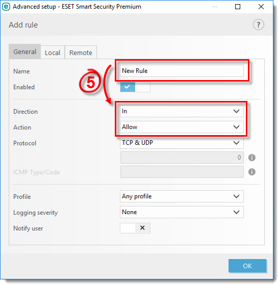 Öffnen Sie die Eset Smart Security-Anwendung.
Navigieren Sie zu den Netzwerkeinstellungen.