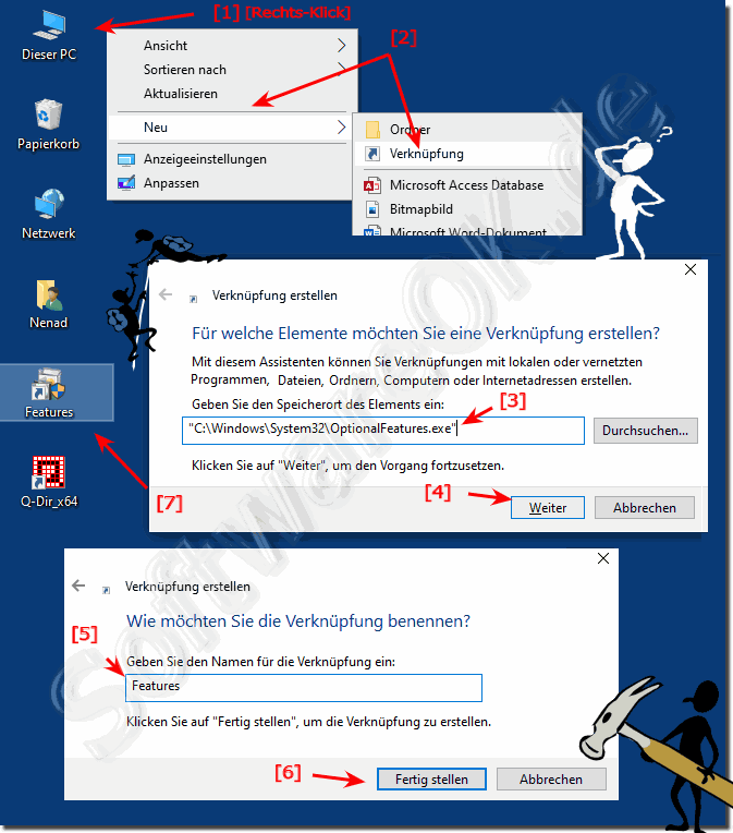 Öffnen Sie die Systemsteuerung und suchen Sie nach "Mail".
Klicken Sie auf "Mail (Microsoft Outlook)".