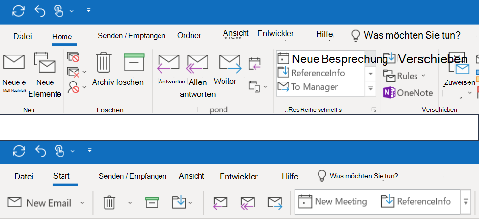 Öffnen Sie Outlook.
Klicken Sie auf Datei in der oberen Menüleiste.