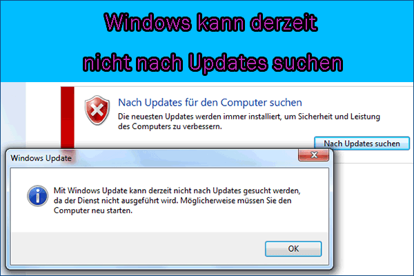 Öffnen Sie Windows Update, indem Sie Windows-Taste + I drücken und "Windows Update" eingeben.
Klicken Sie auf Nach Updates suchen und warten Sie, bis der Vorgang abgeschlossen ist.