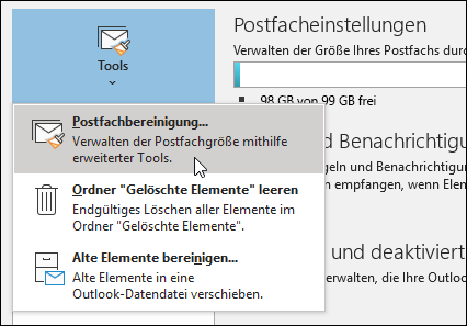 Postfachbereinigung: Löschen Sie unnötige E-Mails, um den Speicherplatz Ihres Postfachs freizugeben.
Outlook aktualisieren: Überprüfen Sie, ob Updates für Outlook verfügbar sind und installieren Sie diese.