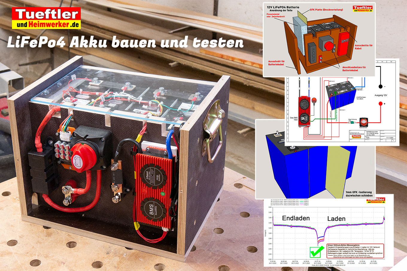 Praktische Alternative zur internen Batterie
Leicht anzuschließen und zu verwenden