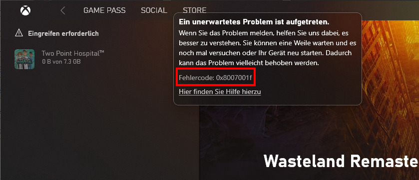 Probieren Sie eine Neuinstallation der Xbox App aus.
Überprüfen Sie, ob Ihr Xbox Live-Konto mit dem Game Pass verknüpft ist.