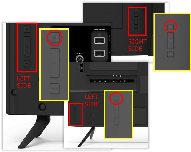 Schalten Sie den Vizio-Fernseher aus und ziehen Sie den Netzstecker aus der Steckdose.
Warten Sie einige Minuten und stecken Sie den Netzstecker wieder ein.