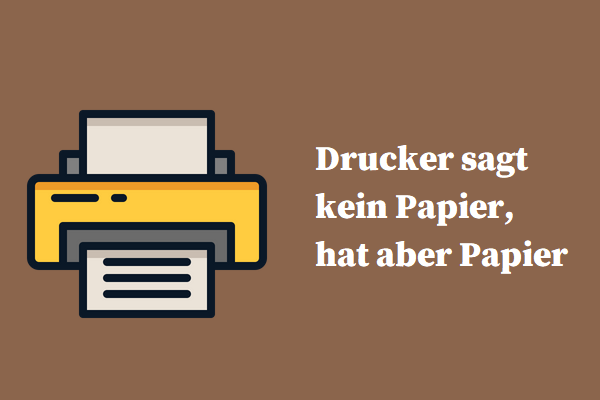 Schritt 3: Prüfen Sie, ob genügend Papier im Drucker vorhanden ist.
Schritt 4: Überprüfen Sie den Druckertreiber und stellen Sie sicher, dass er auf dem neuesten Stand ist.