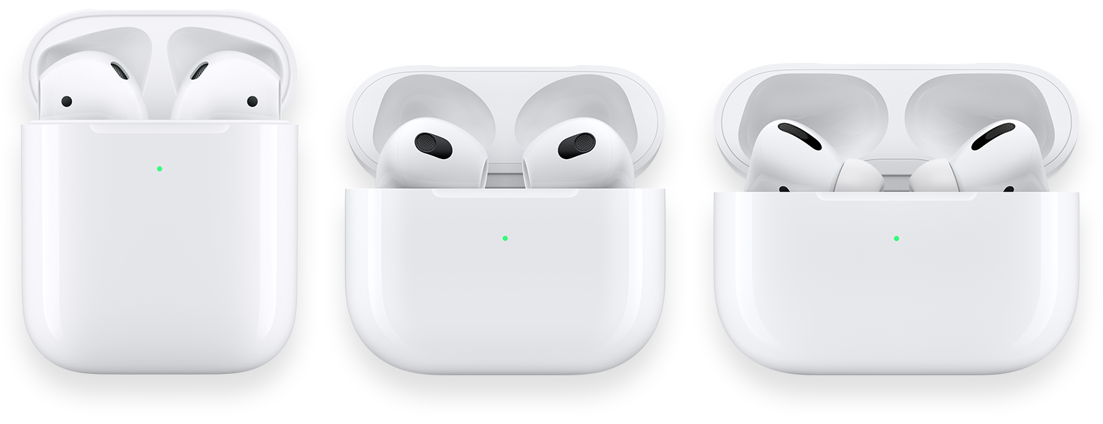 Stellen Sie sicher, dass das Ladecase selbst aufgeladen ist.
Überprüfen Sie, ob das Ladecase richtig geschlossen ist und die AirPods magnetisch darin sitzen.