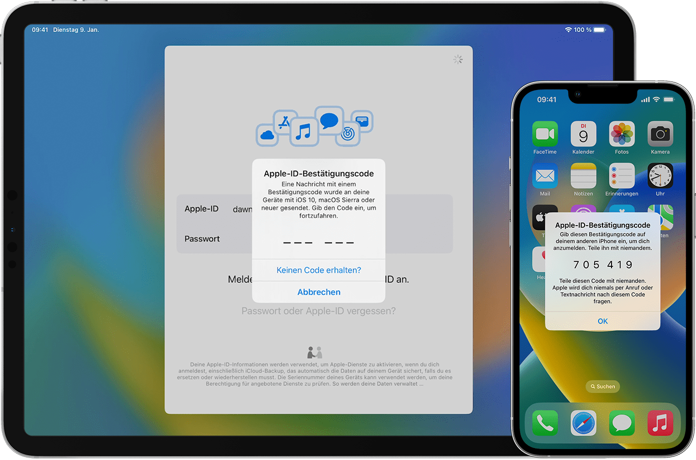 Stellen Sie sicher, dass Ihr iPhone über die neueste iOS-Version verfügt.
Überprüfen Sie Ihre Apple ID-Anmeldeinformationen: Stellen Sie sicher, dass Sie sich mit den richtigen Anmeldedaten in Ihrem iCloud-Konto anmelden.