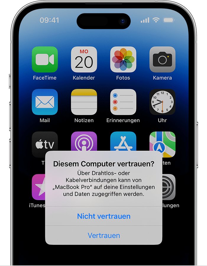 Stellen Sie sicher, dass sich Ihr Laptop und Ihr iPhone in angemessener Nähe zueinander befinden.
Vermeiden Sie Hindernisse wie Wände oder Metall, die die Wi-Fi-Signale blockieren könnten.