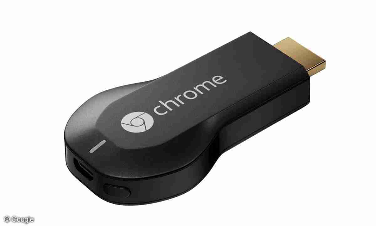 Trennen Sie den Chromecast vom Stromnetz und warten Sie einige Sekunden.
Stecken Sie den Chromecast wieder ein und warten Sie, bis er vollständig hochgefahren ist.