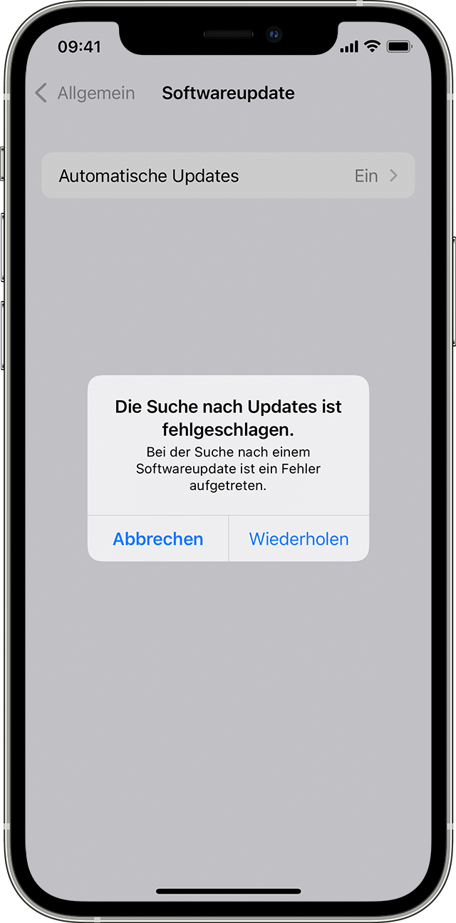 Überprüfen Sie auf Ihrem iPhone, ob ein Softwareupdate verfügbar ist.
Gehen Sie auf Ihrem Laptop zu den Einstellungen und suchen Sie nach verfügbaren Updates.