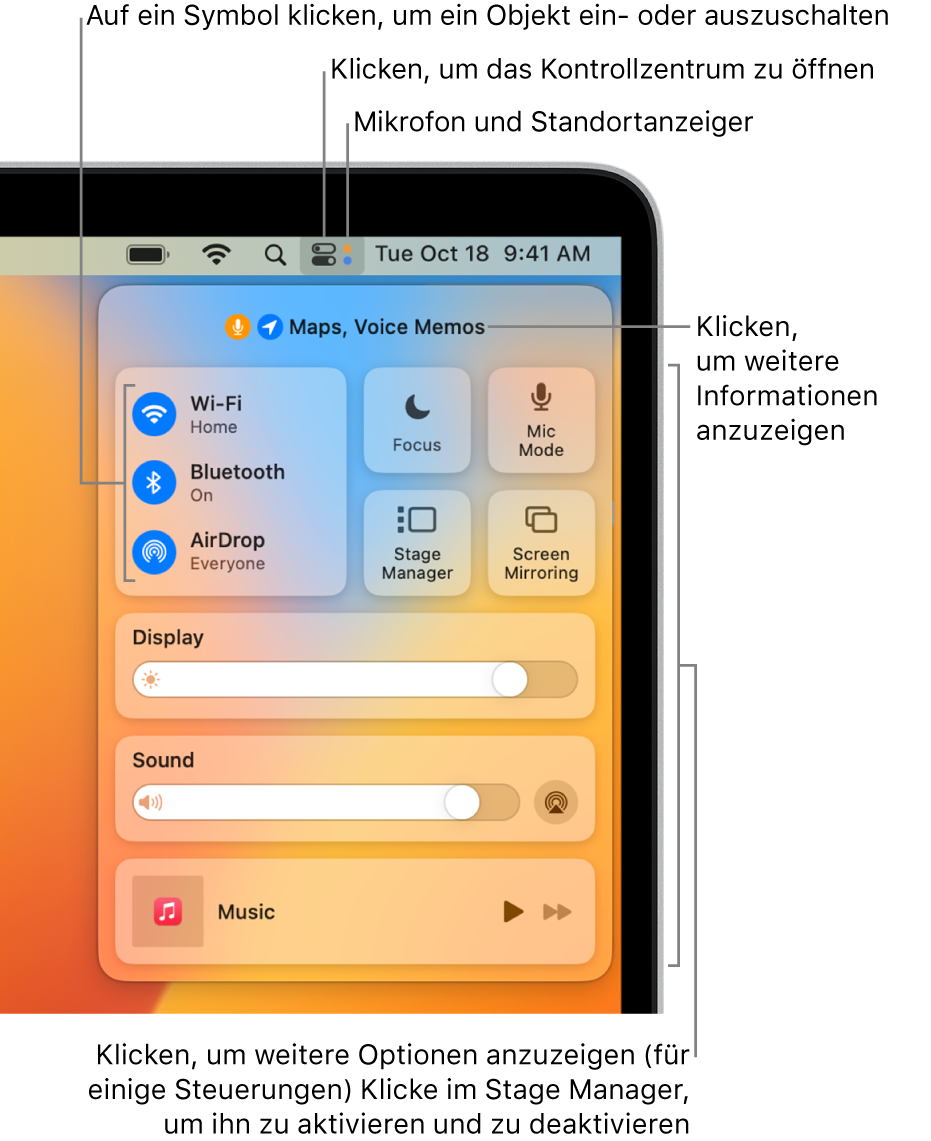 Überprüfen Sie die Energieeinstellungen des Macs.
Öffnen Sie das Apple-Menü in der oberen linken Ecke des Bildschirms.