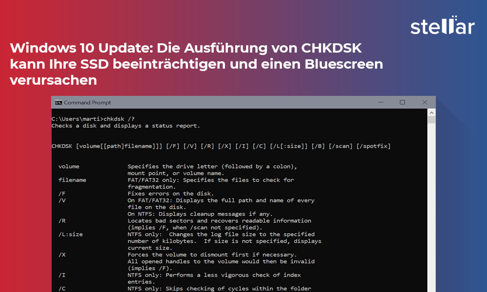 Überprüfen Sie die Festplatte auf Fehler: Verwenden Sie das Dienstprogramm "CHKDSK", um Fehler auf Ihrer Festplatte zu überprüfen und zu beheben.
Führen Sie eine Neuinstallation von Windows durch: Wenn alle anderen Lösungsansätze fehlschlagen, kann eine Neuinstallation von Windows das Problem beheben.