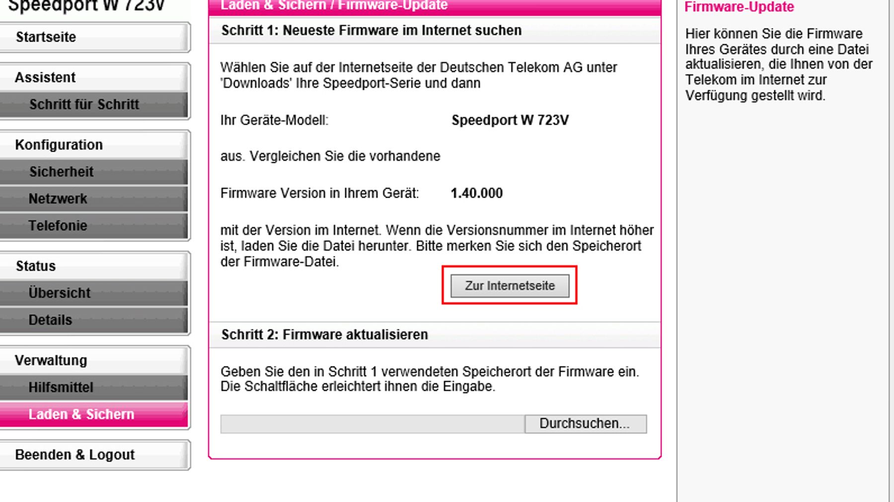 Überprüfen Sie die Firmware-Version: Stellen Sie sicher, dass Ihr Spectrum-Router über die neueste Firmware-Version verfügt, um mögliche Kompatibilitätsprobleme zu vermeiden.
Störungsbehebung: Führen Sie eine Fehlerbehebung durch, indem Sie die Anweisungen des Herstellers befolgen oder den Spectrum-Kundendienst kontaktieren.