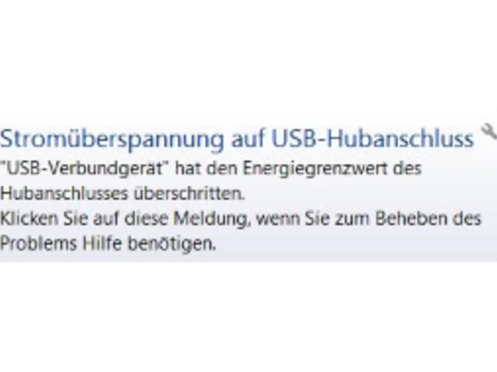 Überprüfen Sie die USB-Ports auf sichtbare Schäden oder verbogene Stifte.
Falls ein verbogener Stift vorhanden ist, versuchen Sie vorsichtig, ihn mit einer Pinzette zurückzubiegen.