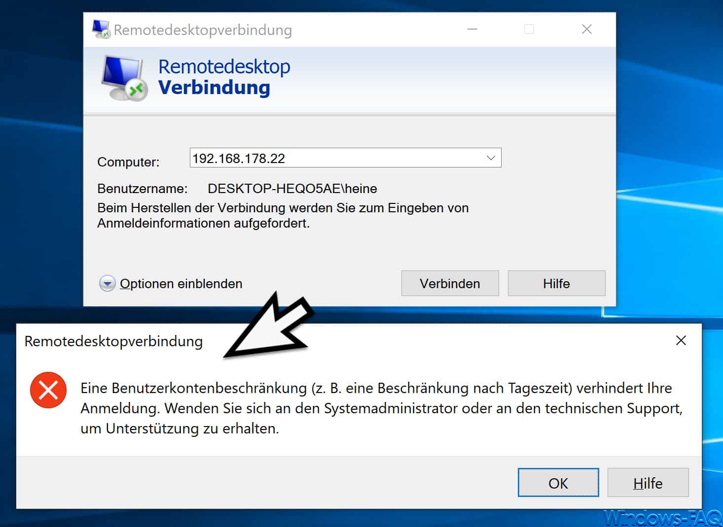 Überprüfen Sie, ob Einstellungen vorhanden sind, die Remote Desktop blockieren könnten.
Deaktivieren Sie gegebenenfalls diese Einstellungen oder passen Sie sie an, um Remote Desktop zu ermöglichen.