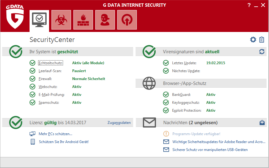 Virenscanner ausführen, um Malware zu erkennen
Ein aktuelles Antivirenprogramm verwenden