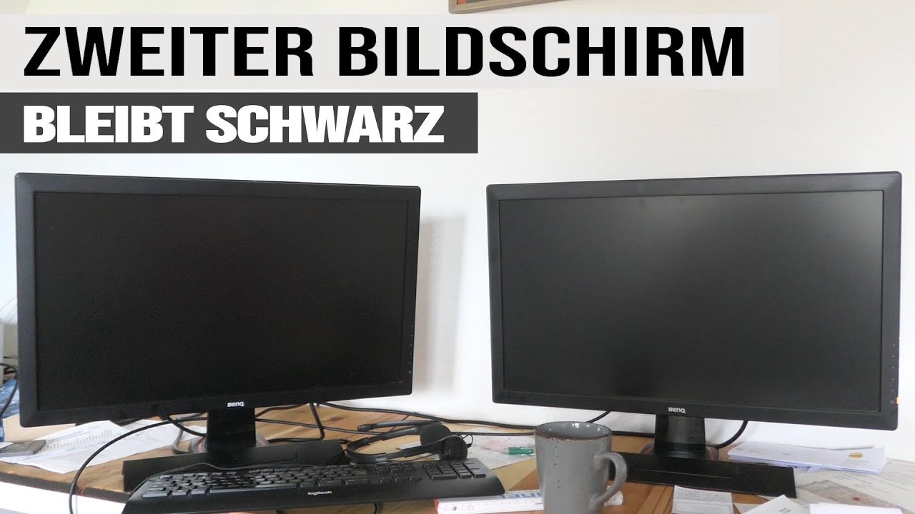 Was kann ich tun, wenn mein zweiter Monitor erkannt wird, aber nur einen schwarzen Bildschirm anzeigt?
Überprüfen Sie zuerst die Verbindungskabel zwischen dem Computer und dem Monitor.