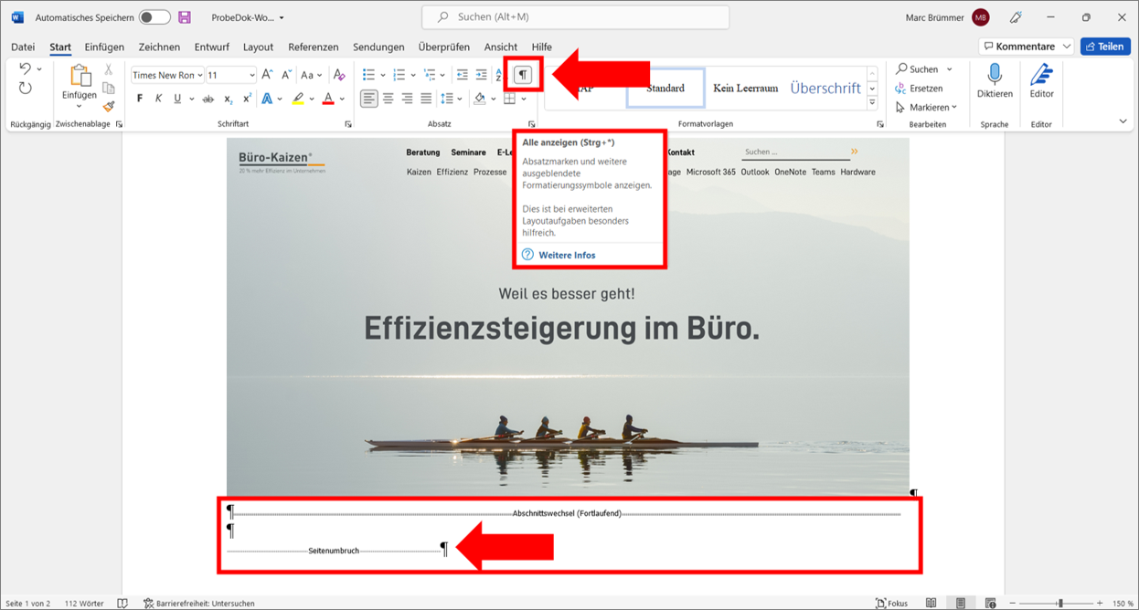 Wie lösche ich eine zusätzliche Seite am Ende eines Dokuments in Word?
Warum kann ich eine Seite in Word nicht löschen?